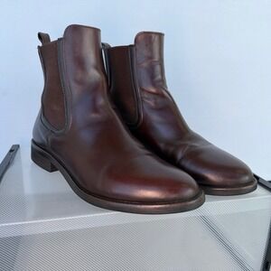 Thursdays Boot Co Chelsea Boots Womens 8.5 Brown Leather Pull On Ankle Boots